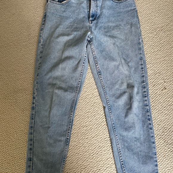 Frank and Oak The Kim High Rise Slim Jean in Light Indigo - Picture 4 of 4